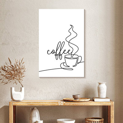 Typographie de tasse à café