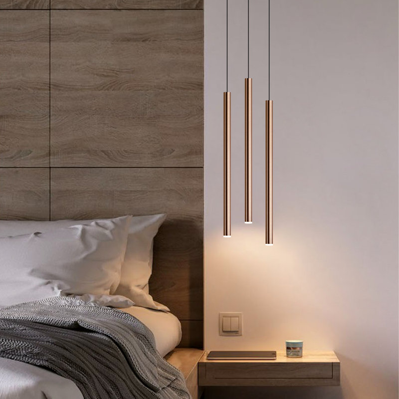 Baileyton 3 - Light LED Cluster Pendant, Copper