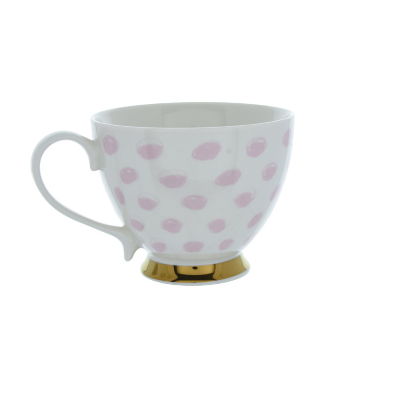 Rosalez Ceramic Teacup, White