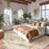 Washable Floral Area Rugs Boho Large Rugs Non-Slip for Bedroom Soft Rubber Backed Carpet