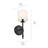 Erzin Steel Armed Sconce-709603337
