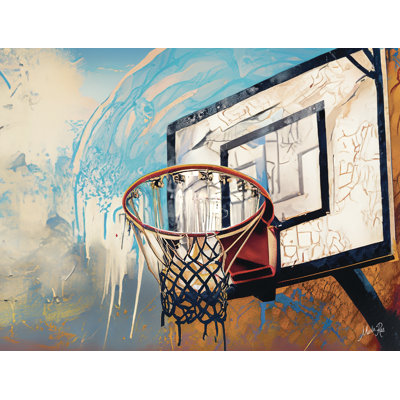 Graffiti Basketball Hoop by Marla Rae