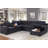 U-Shaped Upholstered Sectional with Sleeper Sofa, Console with USB & Chaise-534350123