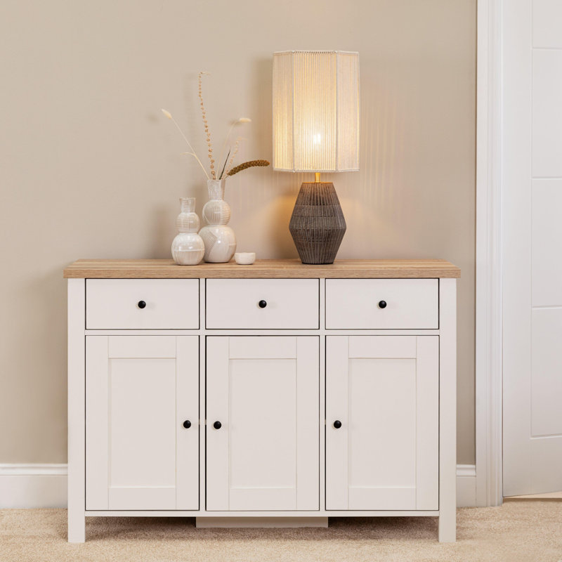 Maryhannah Sideboard, White, 3 Doors