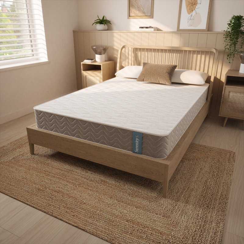 Serenity Wayfair Sleep™ Open Coil Mattress, Small Double (4')