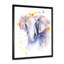 Portrait d'un éléphant en fleurs - Peinture sur toile-59708312-59708314