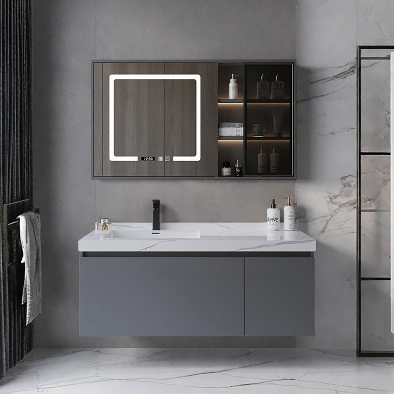 French modern style simple bathroom cabinet