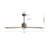 Cayemite 54" W 4-Blade Solid Wood Ceiling Fan-890183917-890183916