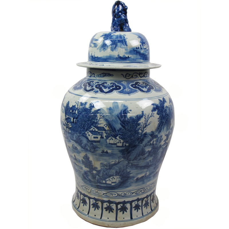 Handmade Ceramic / Porcelain Ginger Jar