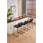 Upholstered Counter Stool with Metal Frame-265538458