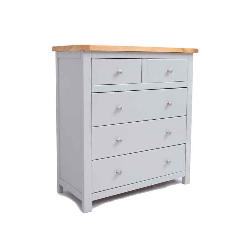 Salter 90cm W 5 - Drawer Chest of Drawers