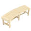 Banc d'extérieur en bois massif 58,25 po