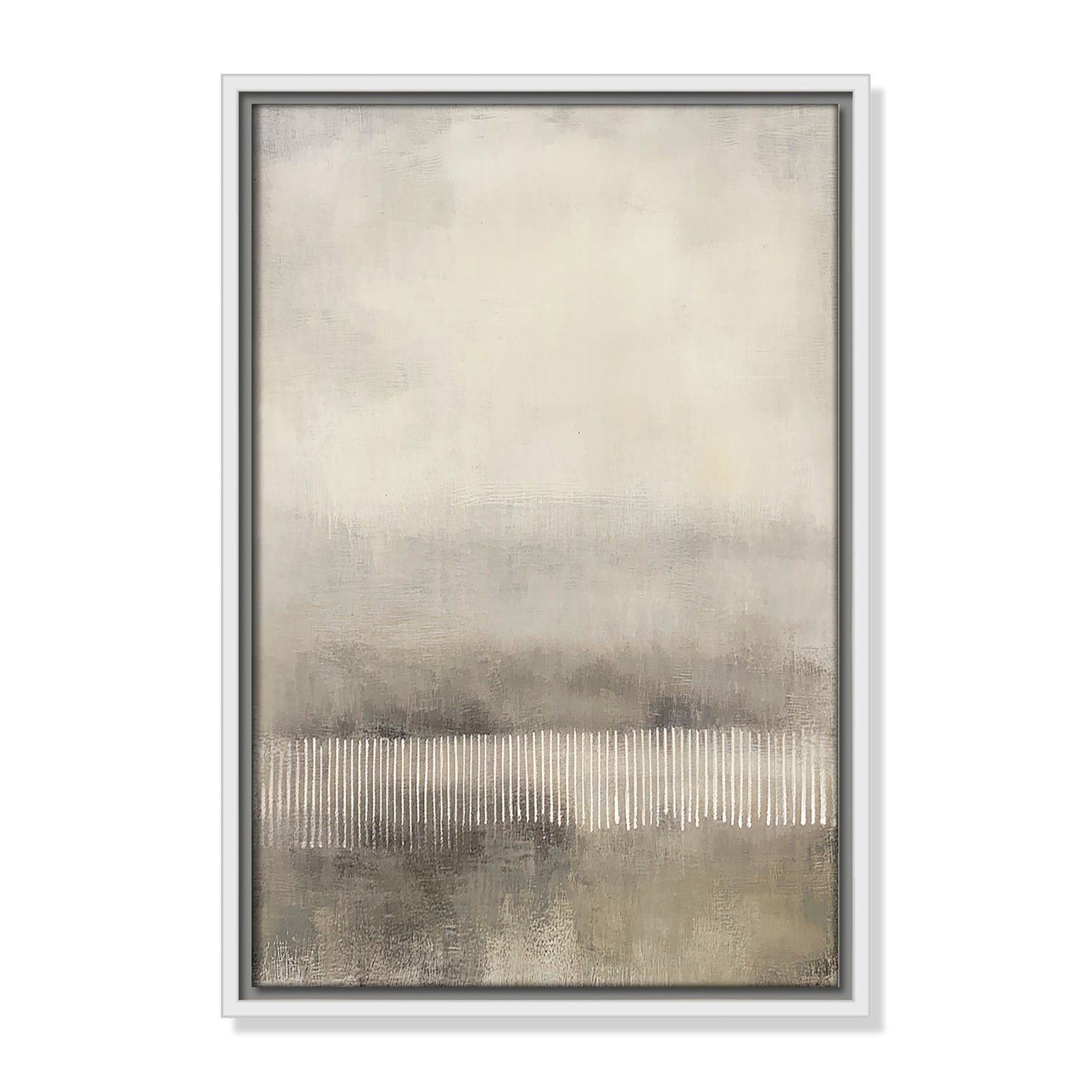 Balanced Silence I Print by Irena Orlov, 19.5" H x 13.5" W, White Floater