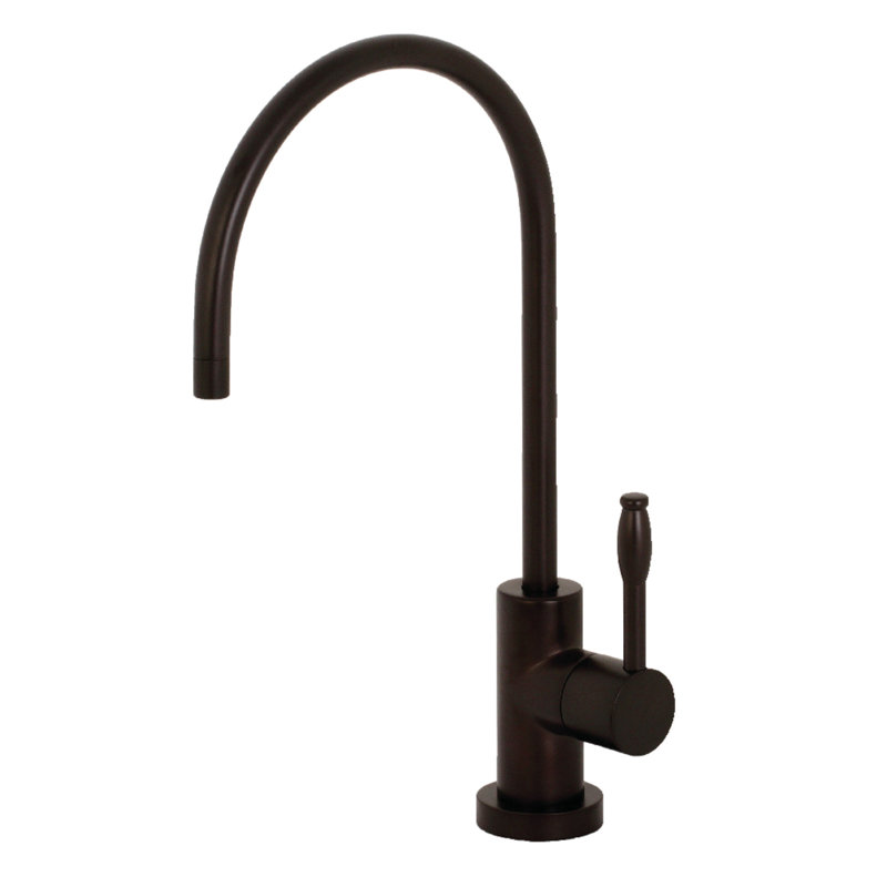 Robinet de filtration d'eau 1 trou à fixation sur le comptoir Kingston Brass, Bronze huilé
