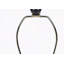 Lighting, 21 po, lampe de table, céramique crème, abat-jour ivoire / crème, moderne