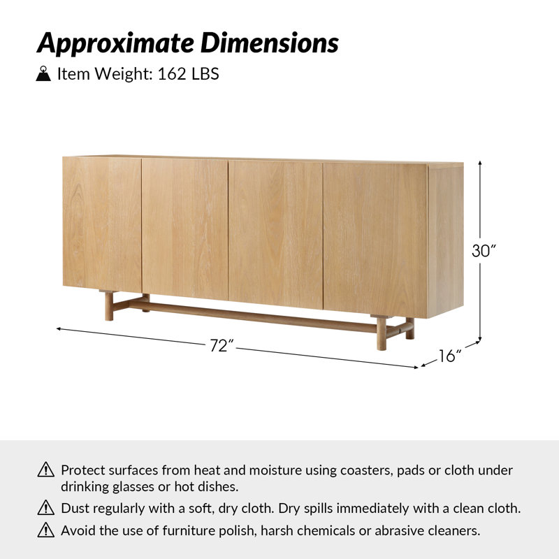 Mika 72"W Sideboard