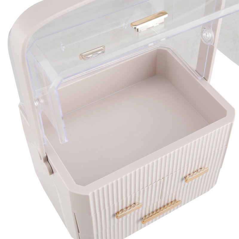 Showunmi Plastic Makeup Organiser, Pink