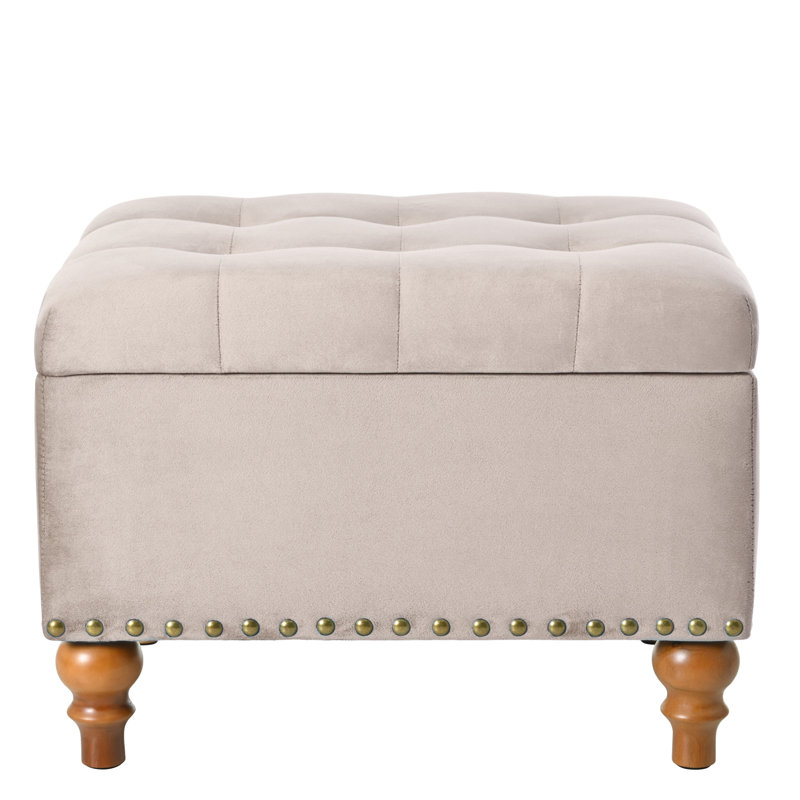 Velours rose avec charnière et rangement élégant