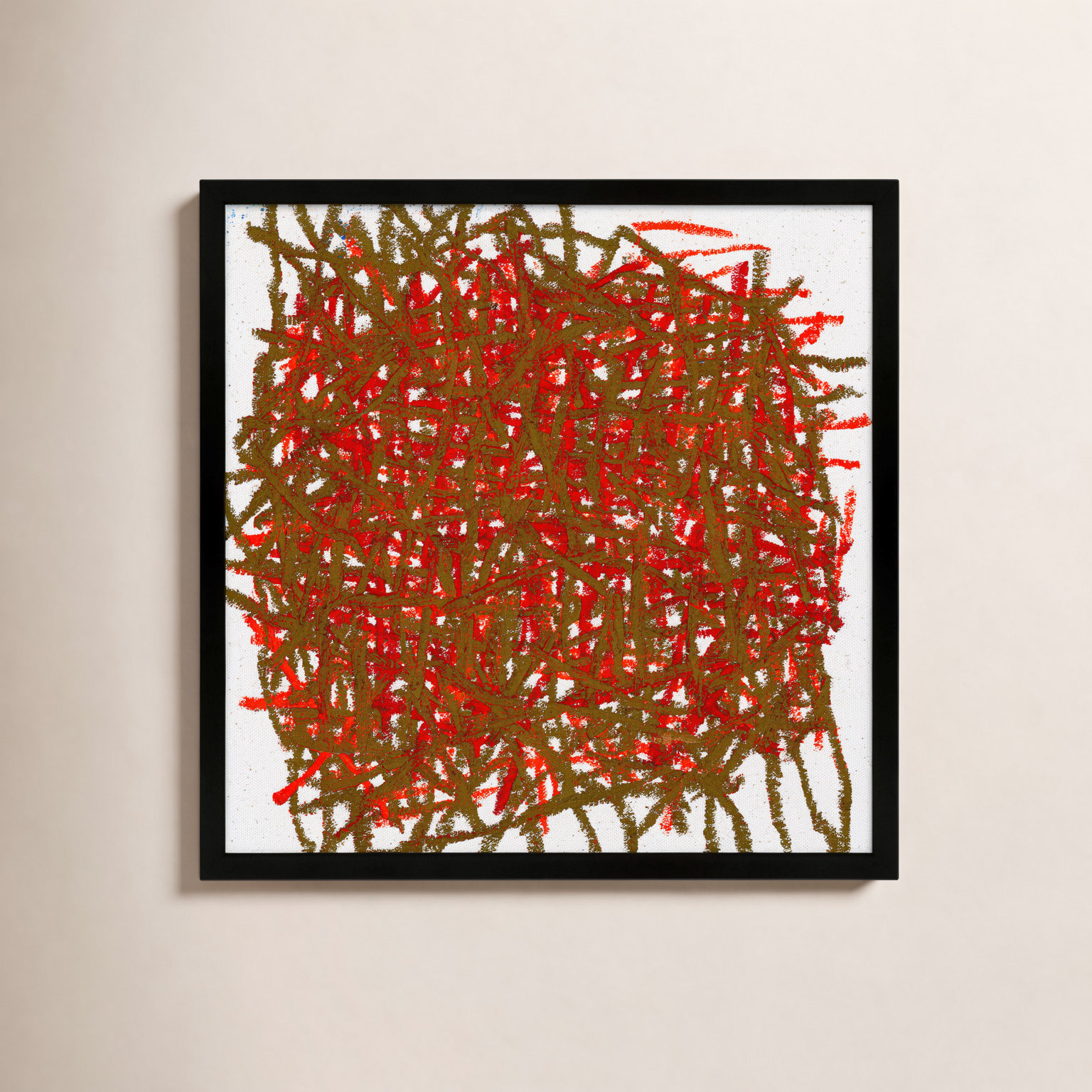Thicket by Stephanie Dennis, Black, 30" H x 30" W  x 1.25" D