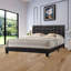 Grand lit tapissier standard espresso Ming Keeso