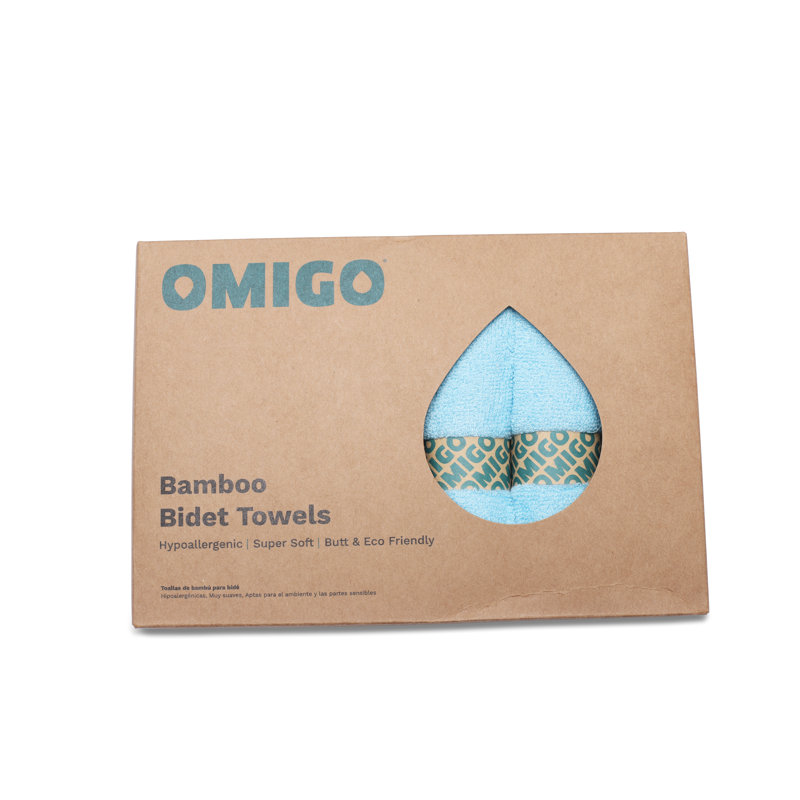 Rayon From Bamboo Washcloth, Blue