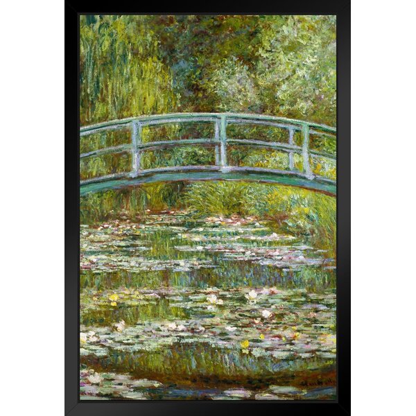 Red Barrel Studio® Claude Monet The Water Lily Pond Japanese Bridge ...