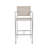 Outdoor Barstools with Durable Rust-Proof Frame and Comfortable Mesh Seating