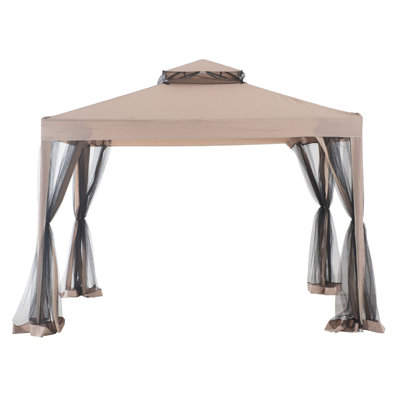10 Ft. W x 10 Ft. D Steel Pop-Up Gazebo