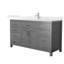 Meuble-lavabo simple autoportant de 60 po avec plateau en quartz Beckett-108352114-108352113-108352119