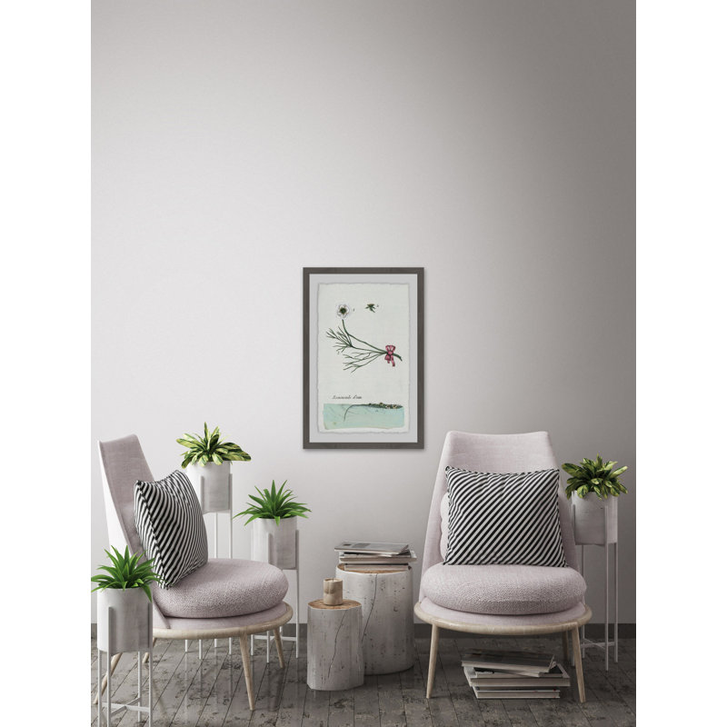 Renoncule Deau - Single Picture Frame Painting, 46 cm H x 30 cm W