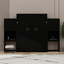 Grand lit escamotable avec bureau, coiffeuse et armoires-215089455