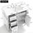 36 Inch Bathroom Vanity with Sink,Soft-Close Hinges-893878018