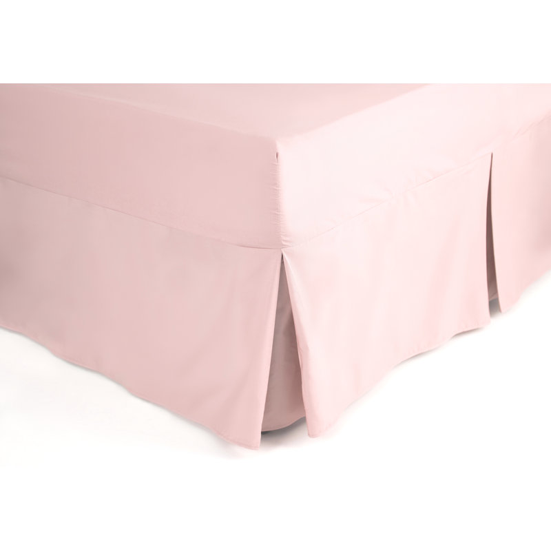 200 TC 50/50 Percale Polycotton Tailored Bed Skirt, Olive, Single (3')