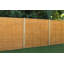 182.5cm H x 182.8cm W Golden Brown Wood Fence Panels