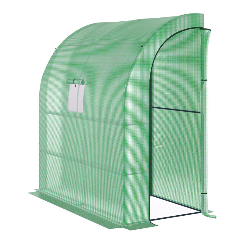 Serre Lean To Out de 7 pi x 3 pi x 7 pi Outsunny