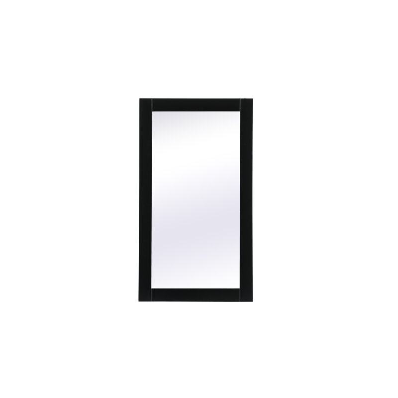 Miroir d'appoint Rosenow, Noir, H 36 po X l 60 po