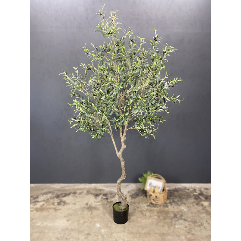 94" Large Artificial Olive Tree,Artificial Tree,Faux Tree