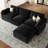 L-Shaped Modular Sectional with Ottoman-2005812735