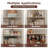 Corner Bathroom Cabinet With Open Storage & Adjustable Shelf-1623765794