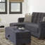 Repose-pieds avec rangement en microfibre Primenest Skyhaven Collection-2077863045