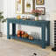 Console / canapé avec tiroirs de rangement et tablette inférieure pour le vestibule-1722145985