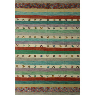 Wool Geometric Indoor Rug