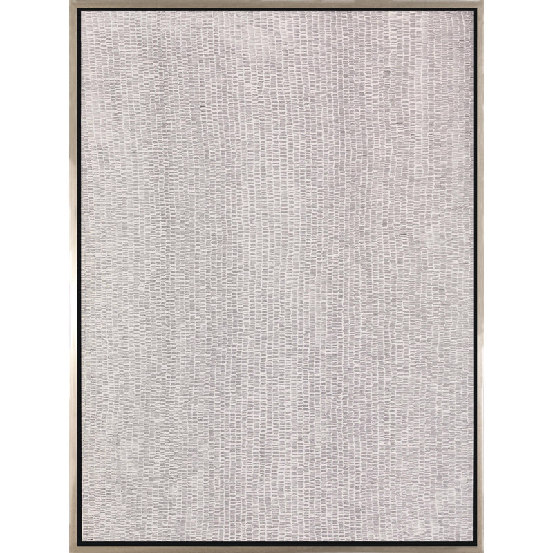 Repetition In Black With Hash Marks Painting