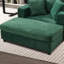 Chaise longue avec repose-pieds de rangement amovible-822829688