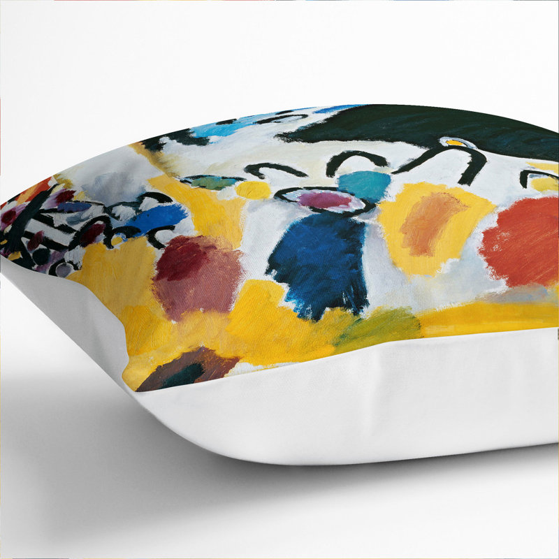 Square Throw Cushion, 40cm H x 40cm W x 15cm D, White