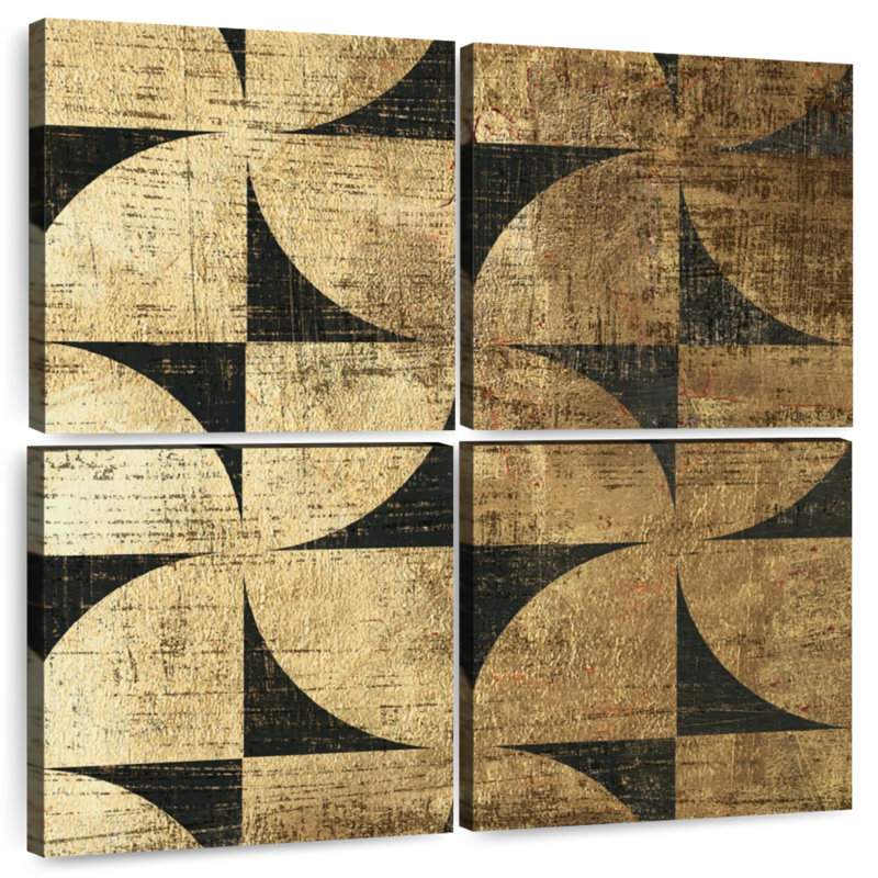 Art déco IV, H 26 po x l 26 po