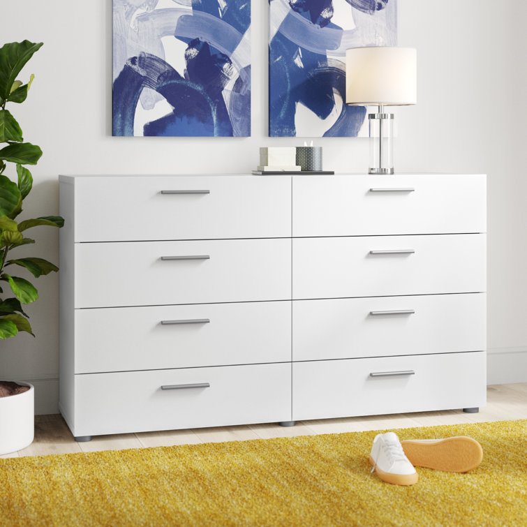 Jantz 8 Drawer 55.12" W Double Dresser