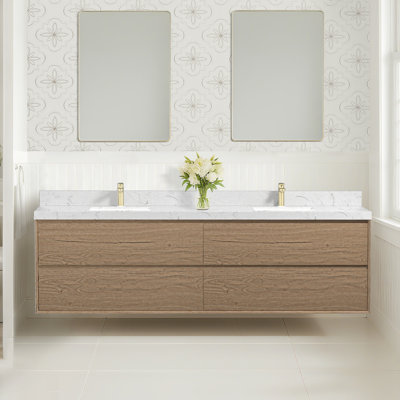Tiberiu Floating Bathroom Vanity With Sink