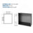 Stainless Steel Shower Niche, Gunmetal Black-699068970-695000970