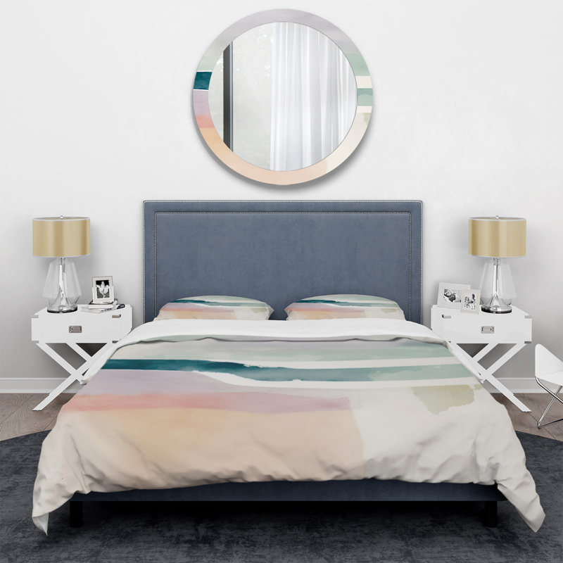  Microfiber / Polyester Duvet Cover Set, King Duvet Cover + 2 King Shams